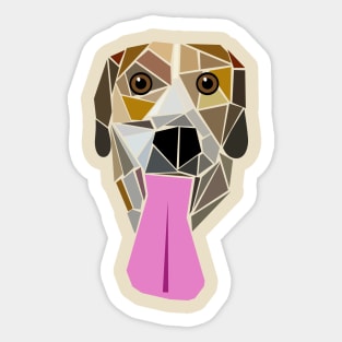 Beagle Mosaic Sticker